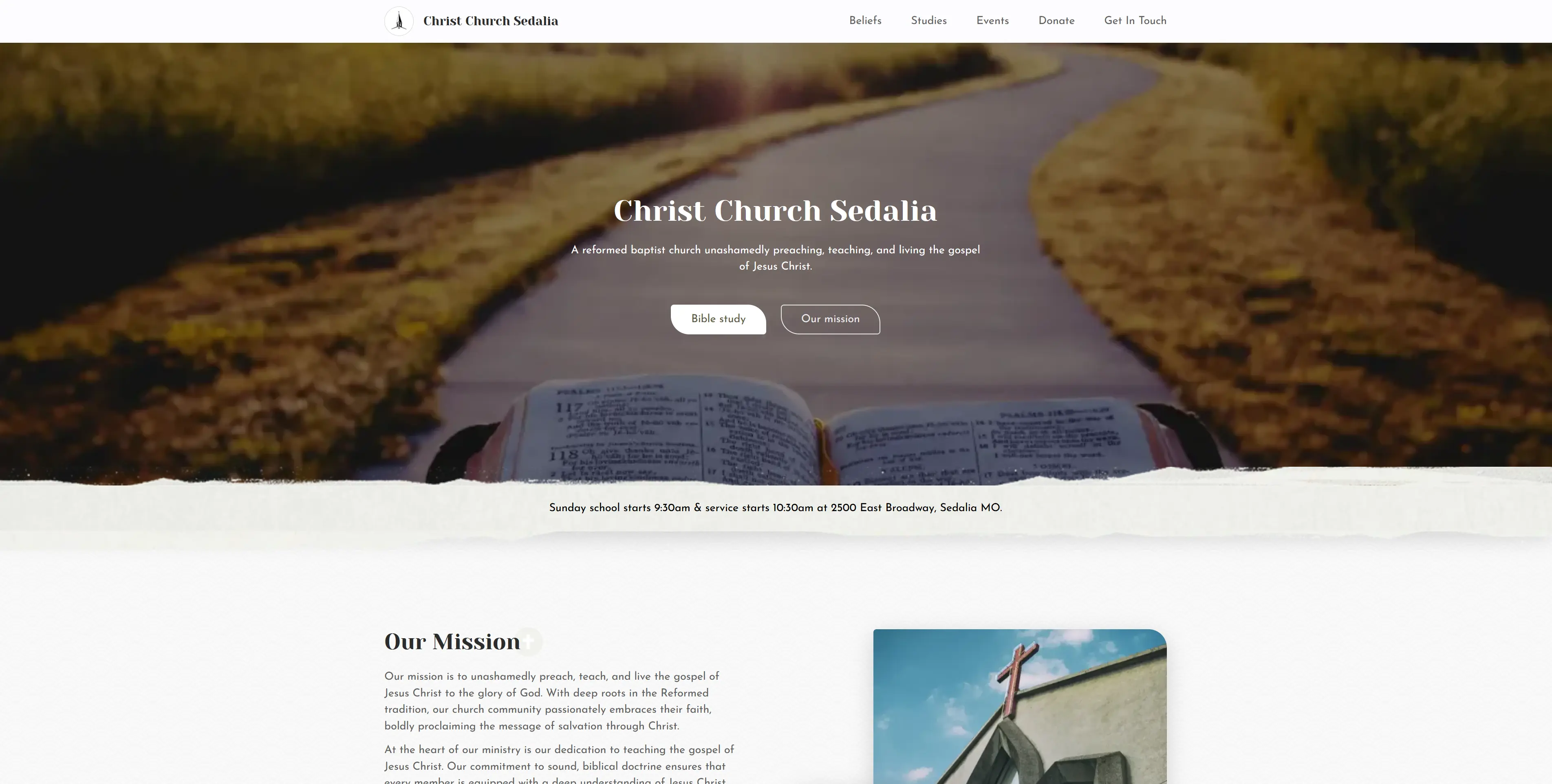 christchurchsedalia.com website